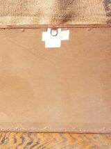 Ancienne gravure "Le port des sables d'olone" par N.Ozanne 