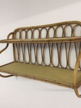 Etagère murale en osier