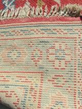 Tapis berbère, en laine et coton, 133 x 207 , 1960s 