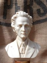 Buste de Chopin sur socle en marbre signé A. Giannelli 