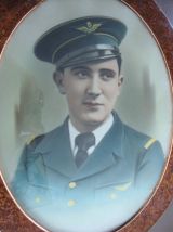 Cadre photo portrait d’aviateur