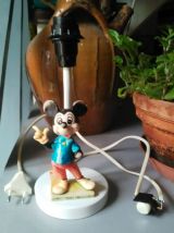 Pied de lampe Mickey - Walt Disney productions - Années 70