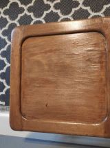 tabouret de bistrot en bois courbé verni vintage