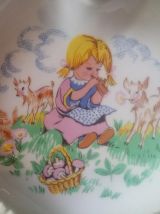 Assiette "maintien au chaud" en porcelaine de Limoges