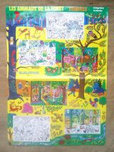 Timbres à imprimer "Animaux de la forêt" Fernand Nathan 