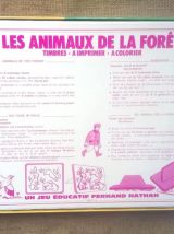 Timbres à imprimer "Animaux de la forêt" Fernand Nathan 