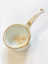 Adorable casserole miniature en porcelaine et céramique 