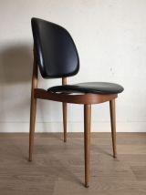 Suite de 6 chaises Pégase de chez Baumann vintage années 60