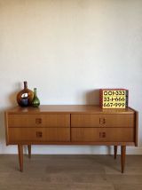 Enfilade coiffeuse style scandinave vintage années 60