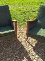 Paire de fauteuils vintage