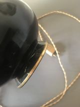 Lampe vintage abat jour crochet