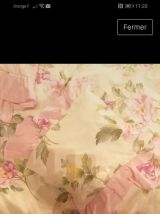 Romantique ensemble édredon 