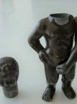 Briquet pyrogène manneken pis fonte d'aluminium SGDG vintage