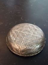 5 coupelles en métal argenté