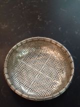 5 coupelles en métal argenté