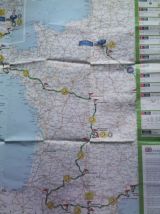 Carte Le Tour de France 1998 Michelin