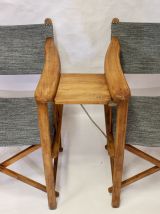 Set de 3 chaises de réalisateur pliantes marque Clairitex an
