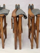 Set de 3 chaises de réalisateur pliantes marque Clairitex an