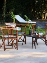 Set de 3 chaises de réalisateur pliantes marque Clairitex an