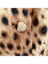 Veste courte Léopard Yvan et Marzia, vintage