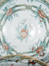 Petit lot de 4 soucoupes  anciennes  romantiques