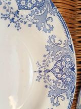 Lot 6 Grandes Assiettes plates Terre de Fer K&amp;G LUNEVILLE mo