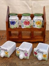 Ancienne étagère à épices 