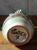 Pichet en céramique signé Dominguo Punter - Années 50 