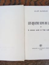 Les quatre sens de la vie - Alain Danielou 1963