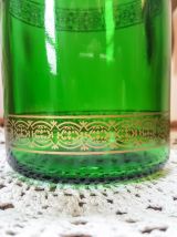 Bouteille vintage verte vintage Bocaux en verre Flacon ancie