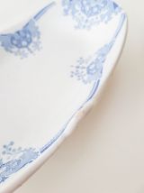 Ravier Terre de Fer K&amp;G LUNEVILLE modèle " MAURESQUE" Plat o