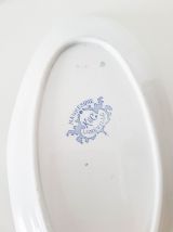 Ravier Terre de Fer K&amp;G LUNEVILLE modèle " MAURESQUE" Plat o