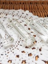 10 porte-couteaux verre vintage Made in France Porte couteau