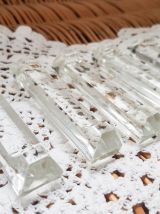 10 porte-couteaux verre vintage Made in France Porte couteau