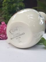 Pot à lait Faïence Digoin Sarreguemines motif Rose Fleur Por