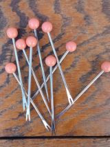 Porte piques à escargot en bois sculpté (vintage)