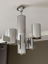 Lustre italien de Gaetano SCIOLARI. 5 feux. 1970.