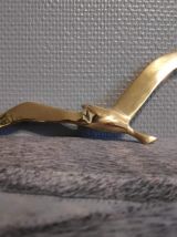 mouettes en laiton massif avec crochets au dos