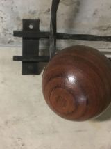 Patère 6 boules années 60