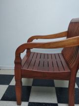 Fauteuil en bois de Rose du Brésil