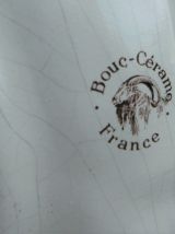 Horloge murale céramique craquelée Bouc Céram Junghans Diehl