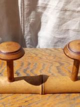 Ancien porte manteaux 4 patères - Années 50