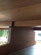 Bureau Jacques Hauville teck années 60 vintage