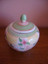 Sucrier et pot à lait vintage en céramique