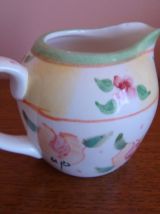 Sucrier et pot à lait vintage en céramique