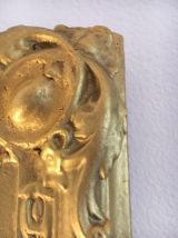 Miroir ancien bois doré 55 cm x 39 cm 