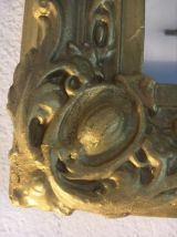Miroir ancien bois doré 55 cm x 39 cm 