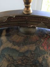 Globe apéritif mappemonde vintage Italie mythologie
