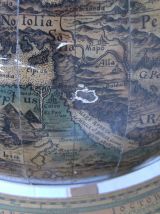 Globe apéritif mappemonde vintage Italie mythologie