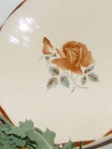 Petite coupe ou légumier vintage au motif de rose